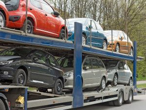 How much does it cost to transport a car within the UK?