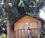 Dziecinny domek drewniany 