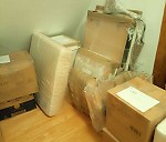 Boxes 31–50, Chair x 4, Bicycle x 1, Large box x 35