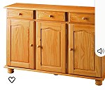 Kitchen dresser x 1, Bedside table x 2, Coffee table x 1, Sideboard x 1