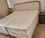 King-size bed with mattress