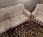 Three-seater sofa x 1, Armchair x 1