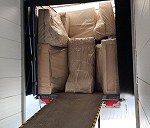Cargo are sofas, B2B, 15 packages, 12,9m3, 640kg