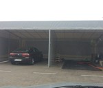 Rozbiórka i transport Hala namiotowa myjnia samochodowa 2-stanowiskowa 6m×4,5m