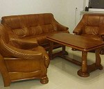 komplet wypoczynkowy (kanapa, 2 fotele, stół)