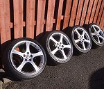 4 Car Alloy Wheels and tyres