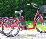 Transport  elektrycznego roweru trójkolowego z Bielska do Daleszyc / świętokrzys