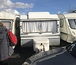Caravan that requires a transporter, cannot be towed