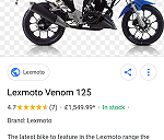 Lexmoto motorcycle