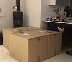 4 boxes and 1 trunk, Malta -> Netherlands