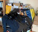 15 parcels containing books and clothes and a digital piano needing transport to Estonia