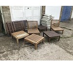 Garden chairs x 6