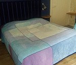 Łóżko podwójne z materacem x 2