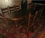 Stół 8-osobowy x 1, Krzesło do jadalni x 8
