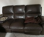 Sofa skórzana 3-osobowa x 1, Fotel skórzany x 1, Grill gazowy x 1
