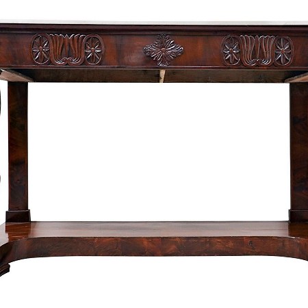 console table, with marble top