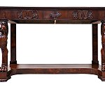 console table, with marble top