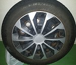 4 winter tyres with rim (size 185/60R15) x 4