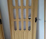 Drzwi hamonijkowe drewniane 