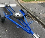 Small motorcycle trailer