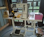 Boxes 11–20, Sewing machine x 1, sprężarka x 1, Large desk x 1, nitownica x 1
