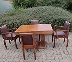 6-seater dining table x 1, Chair x 4