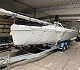 Sailing boat 32’ (mast down-keel up) on pivoting trailer