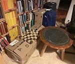 Boxes 1–5, Large bag x 3, Coffee table x 1