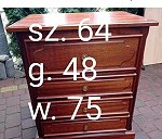 Display cabinet x 1, Chest of drawers small x 1, Coffee table x 1
