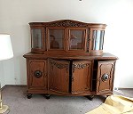 Chest of drawers small x 1, Display cabinet x 1, Kitchen dresser x 1
